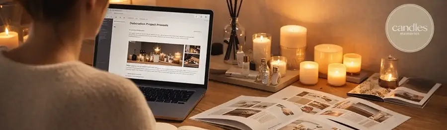 Propuesta decorativa con velas CandlesMemories